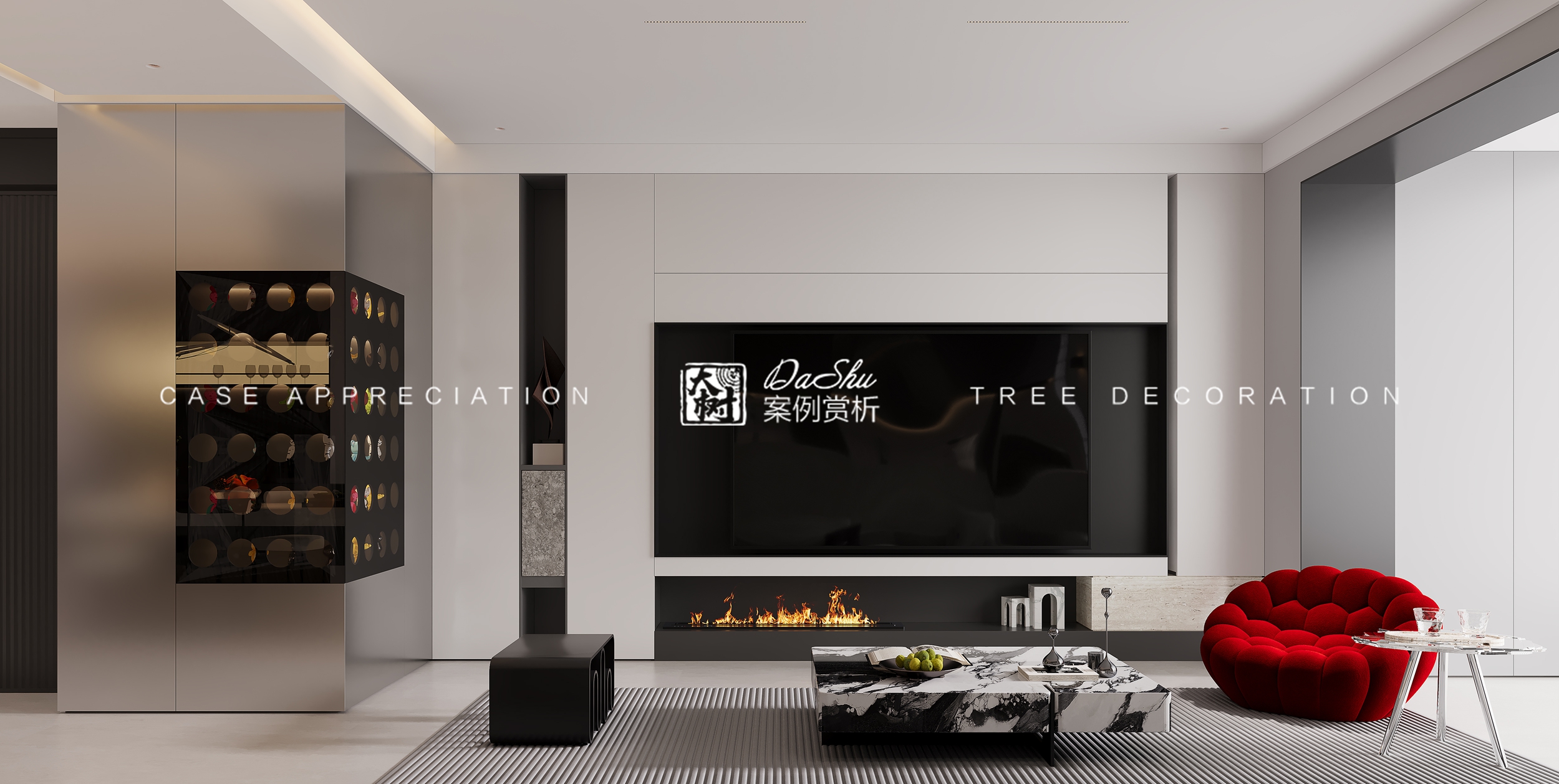 风车小镇110㎡意式风格效果图