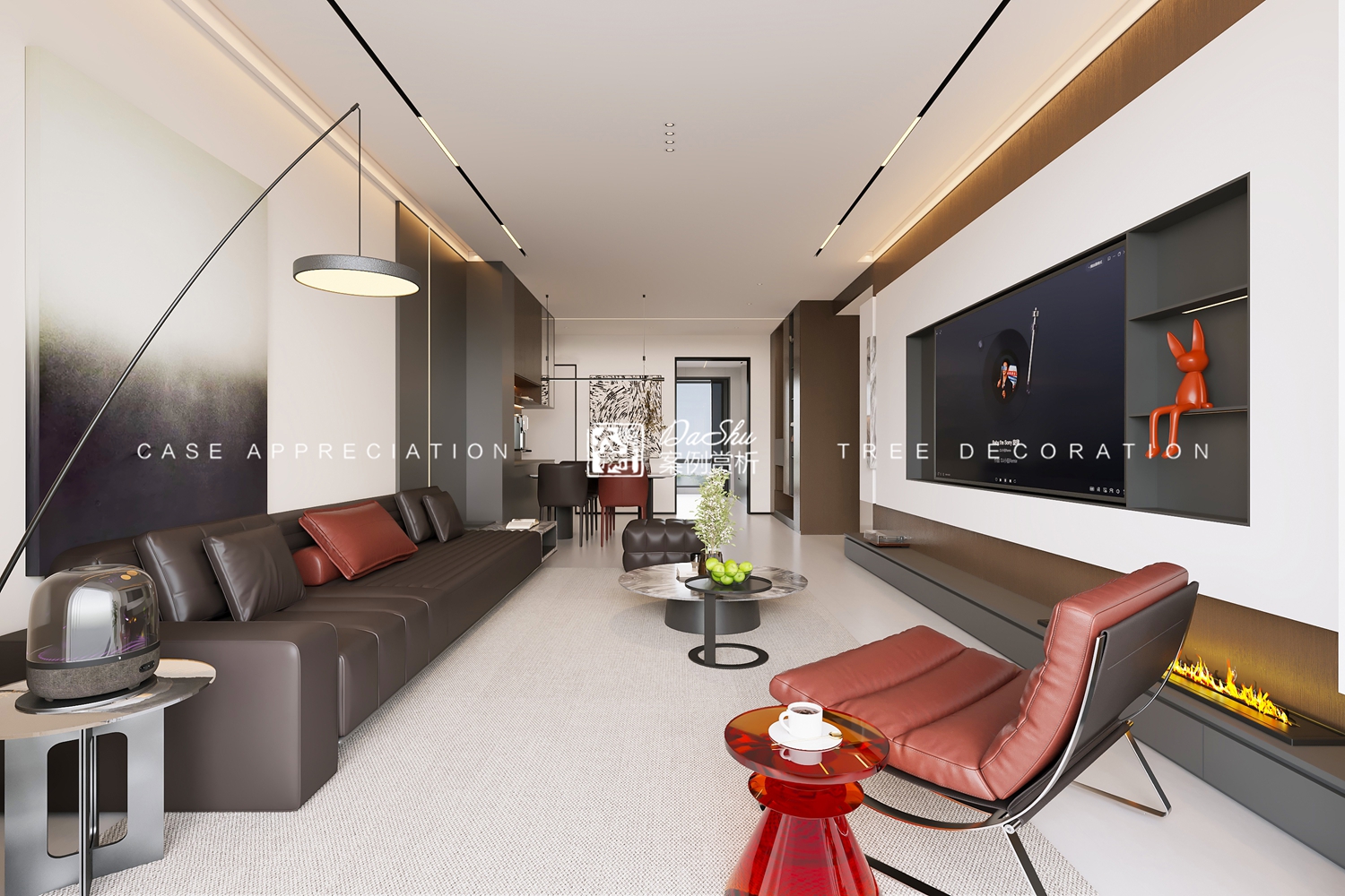 南航家园89㎡意式风格效果图