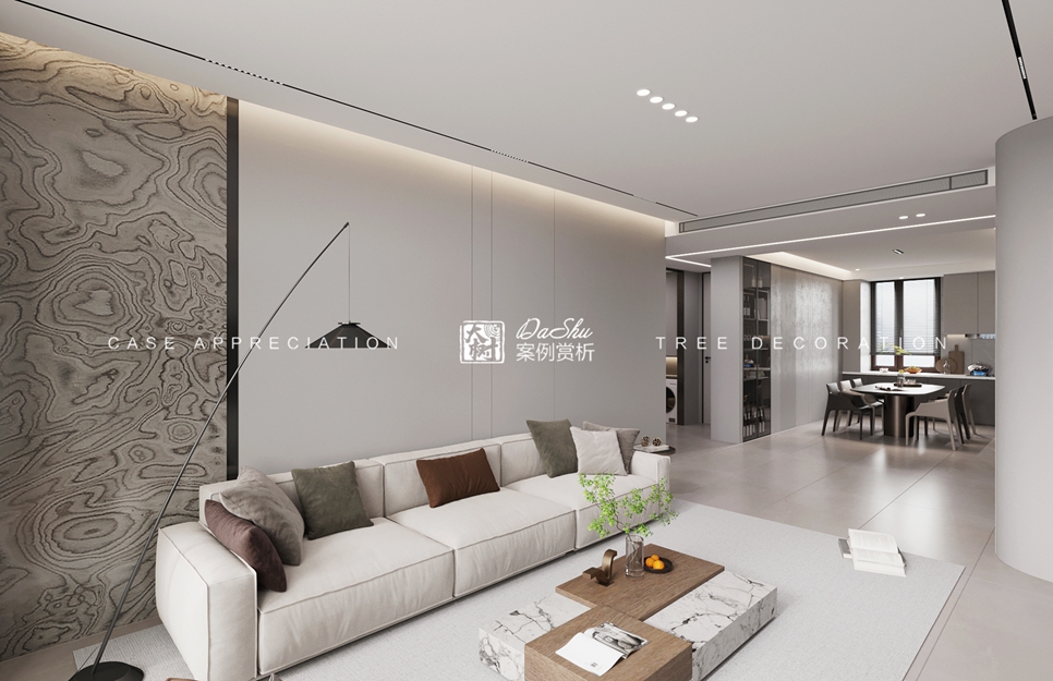 水木清华90㎡现代风格效果图